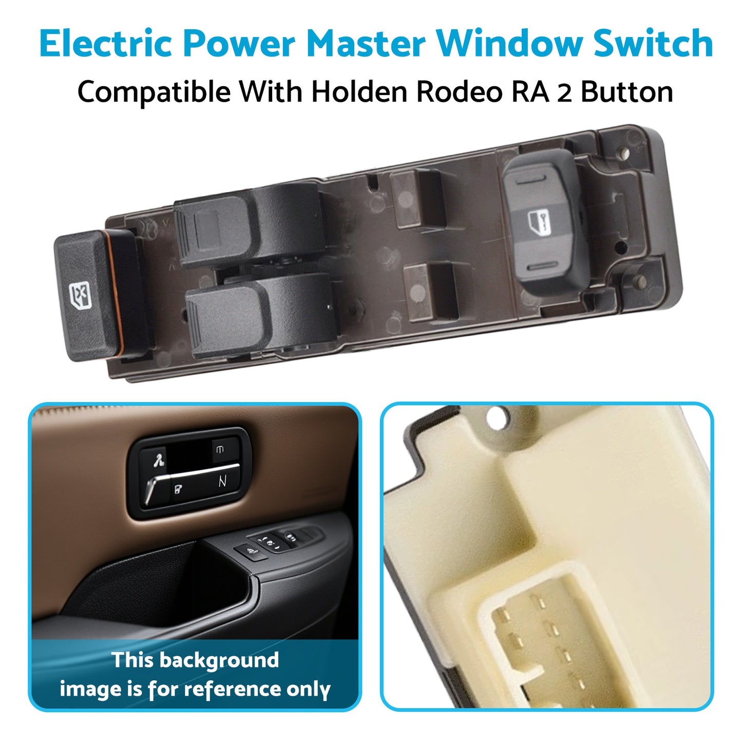 Electric Power Window Master Switch 2-Button Suitable For Holden Rodeo RA 2003-2008