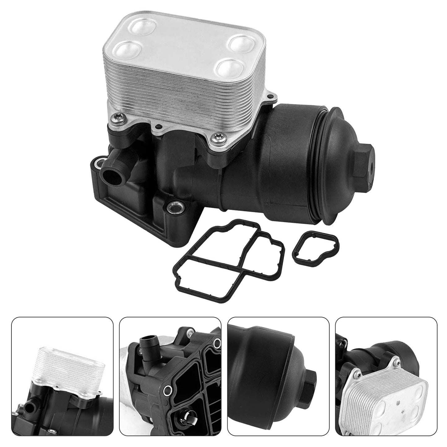 1x Oil Filter Housing Filter Cap and Gasket Suitable For Seat Skoda Audi VW 2. 0 1. 6