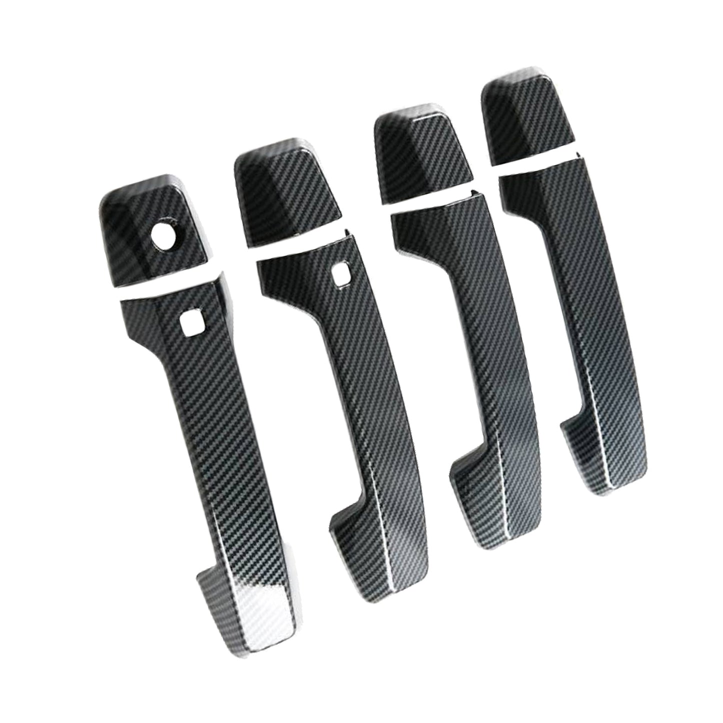 Side Door Handle Covers Suitable For Mitsubishi Triton L200 23-25 Carbon Fiber