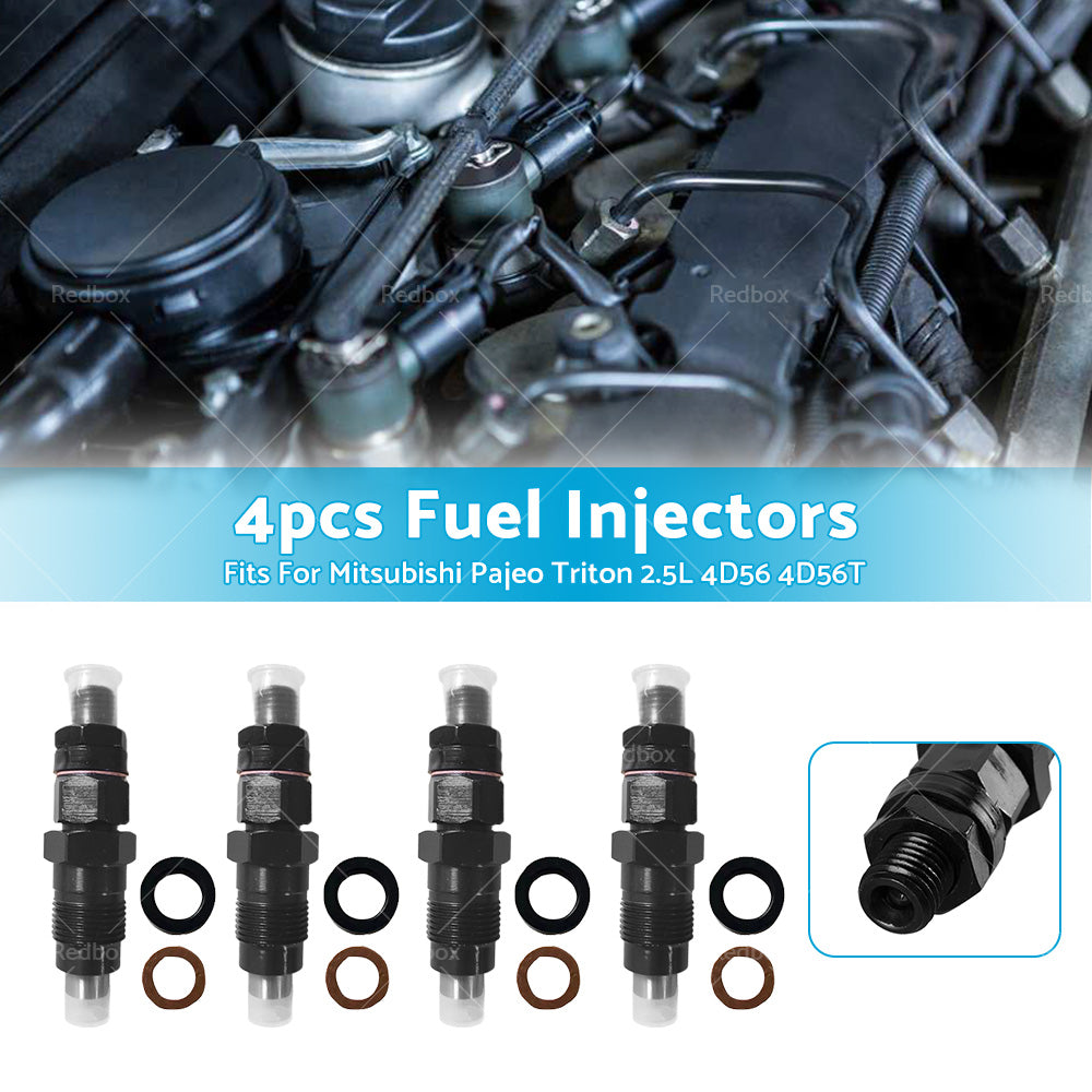 {{ 4PCS Diesel Fuel Injectors Suitable For Mitsubishi Pajero Triton 2. 5L 4D56 4D56T }} - Buy Car Parts Online at {{ Kaka Auto Parts }}.