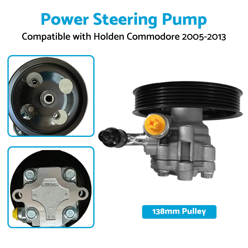 {{ Power Steering Pump and Pulley For Holden Commodore 6. 0L V8 VE VZ L98 2005-2013 }} - Buy Car Parts Online at {{ Kaka Auto Parts }}.
