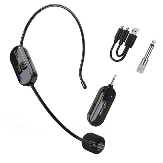 Wireless Microphone Headset 2.4G Suitable For Pro Audio Voice Teaching Outdoor Use