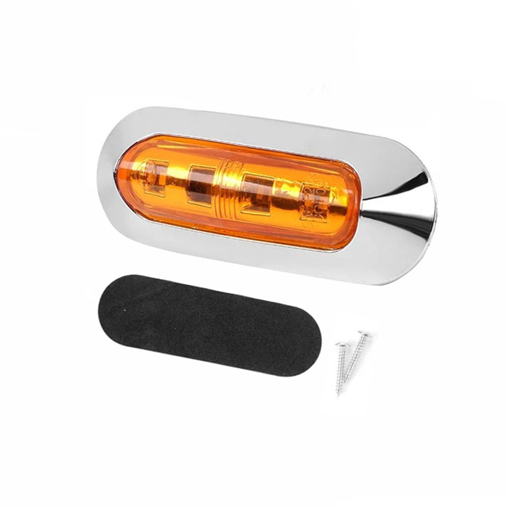 10x LED Clearance Side Marker Lights Suitable For Truck Trailer Lorry Amber