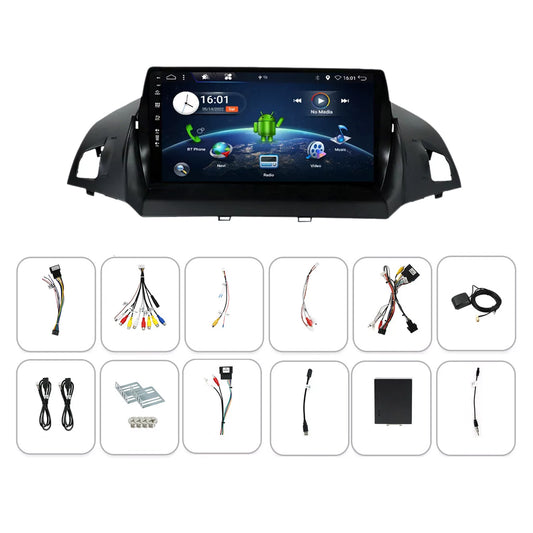 9'' CarPlay Stereo Head Unit Suitable For Ford Kuga Escape 2013-2017 Android 14