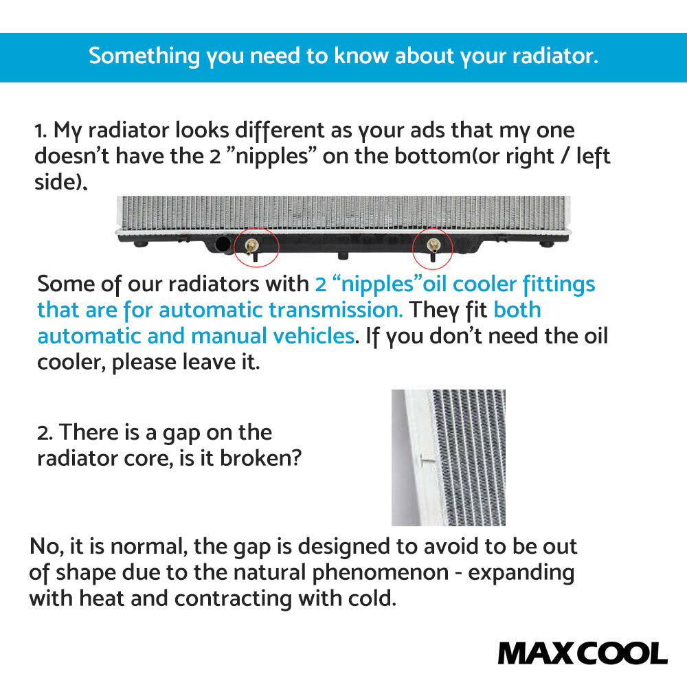 Radiator Suitable For Mazda 323 BJ / Protege / Astina 1999-2002 & Ford Laser KN KQ 1999-2002 Auto & Manual