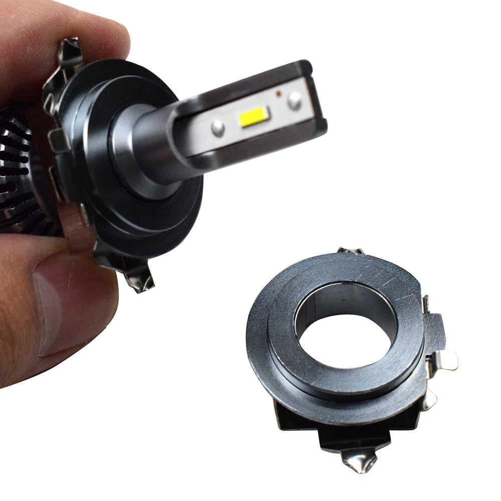 1 Pair LED Headlight H7 Clip Adapter Holder Suitable For Toyota Camry & Mercedes-Benz