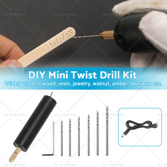 Mini Electric Hand Drill USB Hole Punch DIY Small Jewelry Portable Grinding Tool