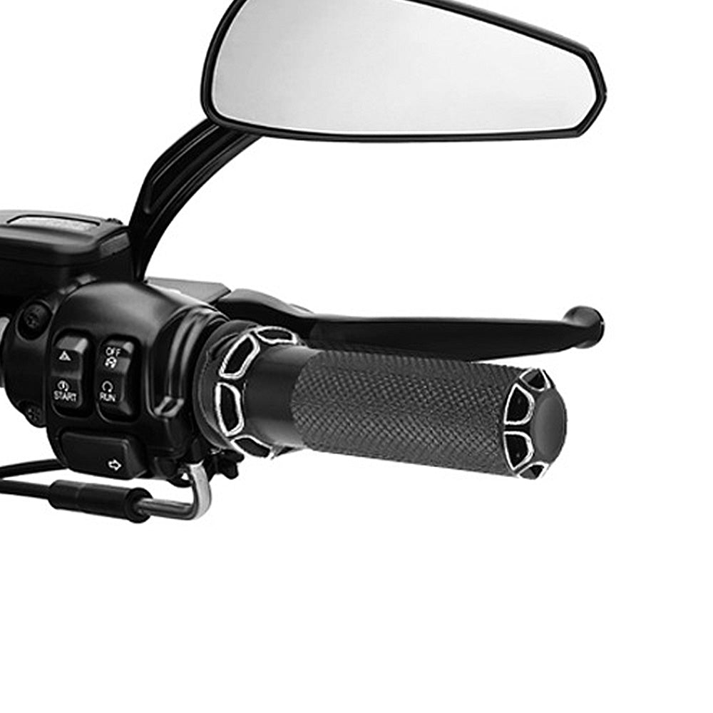 1inch Pair Black Hand Grip Handle Bar Suitable for Harley Touring Dyna Sportster