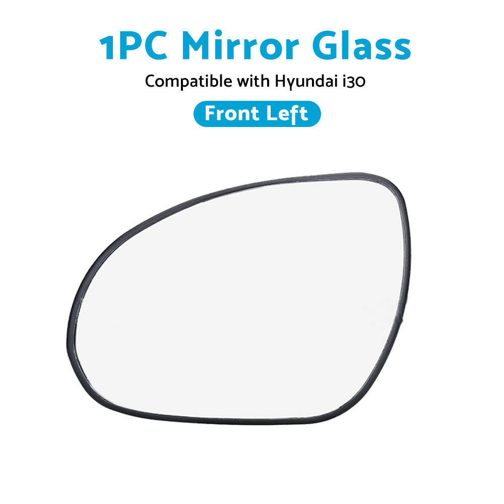 Left Side Mirror Glass With Back Plate Suitable For Hyundai i30 2007-2012