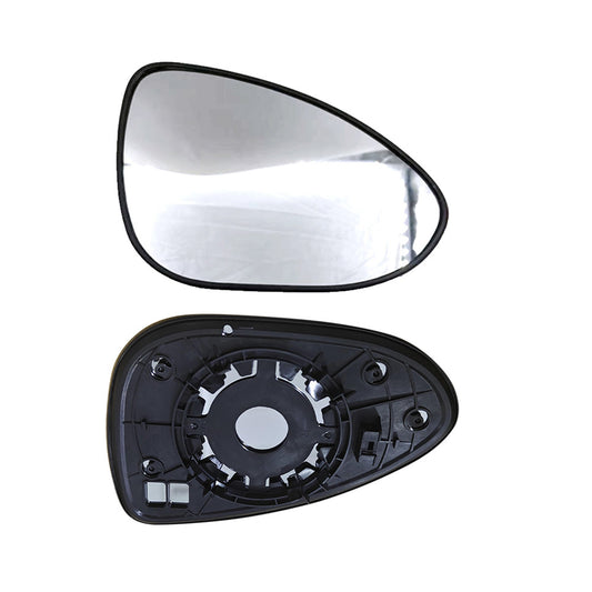 Right Mirror Glass With Back Plate Suitable For Holden Barina 2011-On Non-Heated