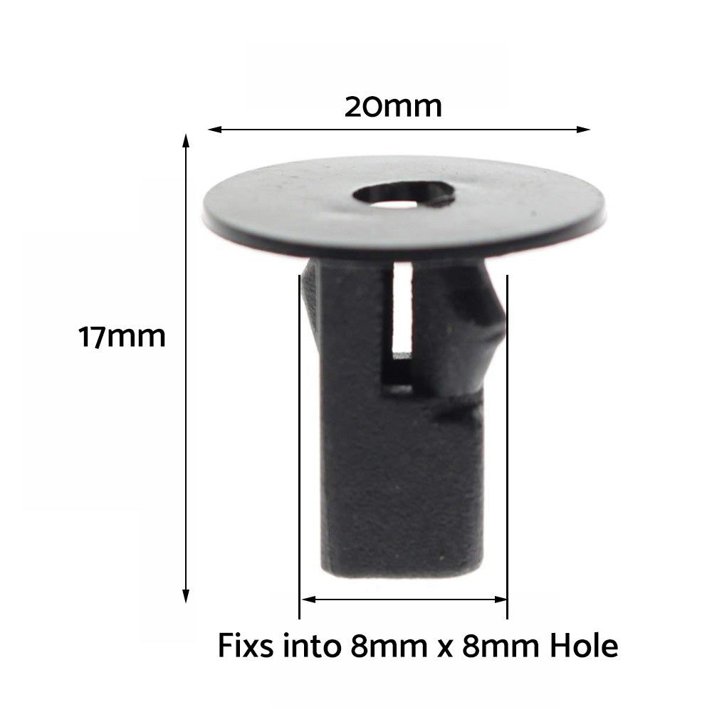 Screw Grommet Trim Clip for Wheelarch Inner Guard Bumper Nut Suitable For Toyota