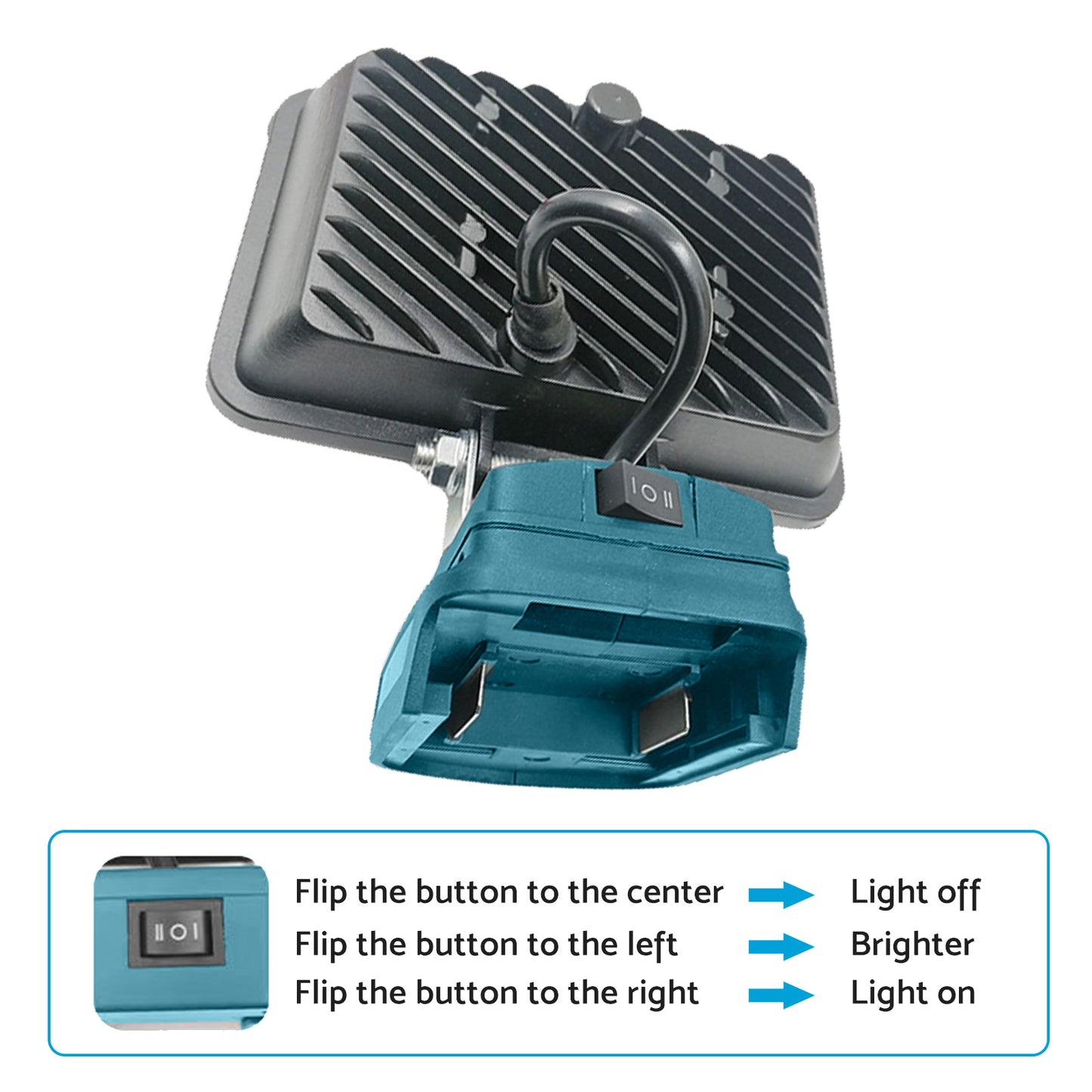 {{ 4in LED Work Light Suitable For Makita 18V Li-Ion Battery Workshop Flashlights }} - Buy Car Parts Online at {{ Kaka Auto Parts }}.