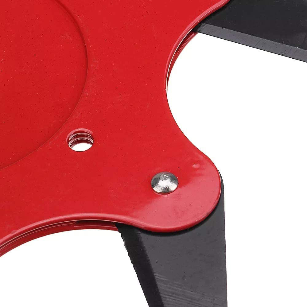 Grass Trimmer Head with 6 Cutters 65Mn for Weed, Lawn & Brush Cutting Razor Mower Tool