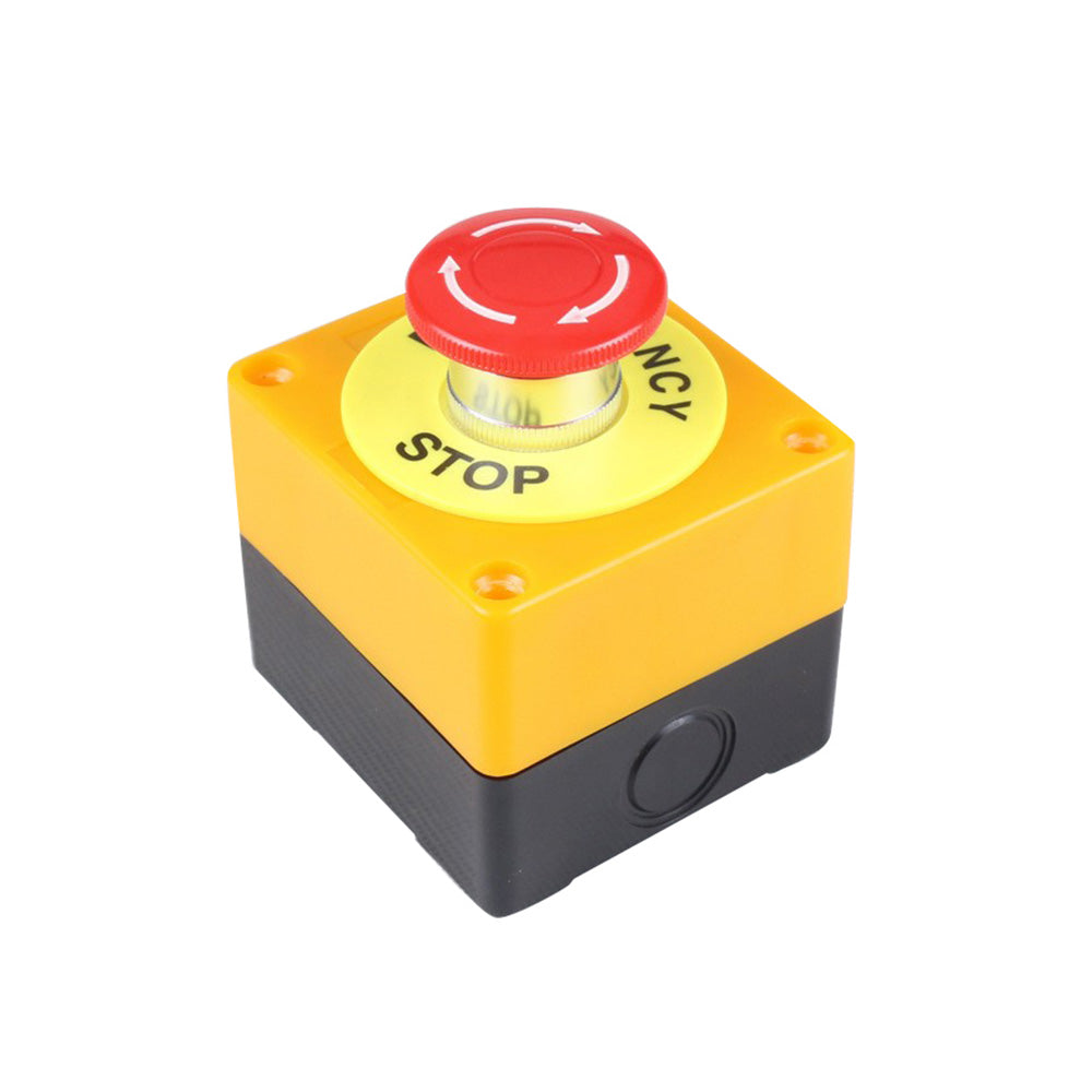 Emergency Stop Shut Off Push Buttons Switch 1NO 1NC e-stop Push Button ...