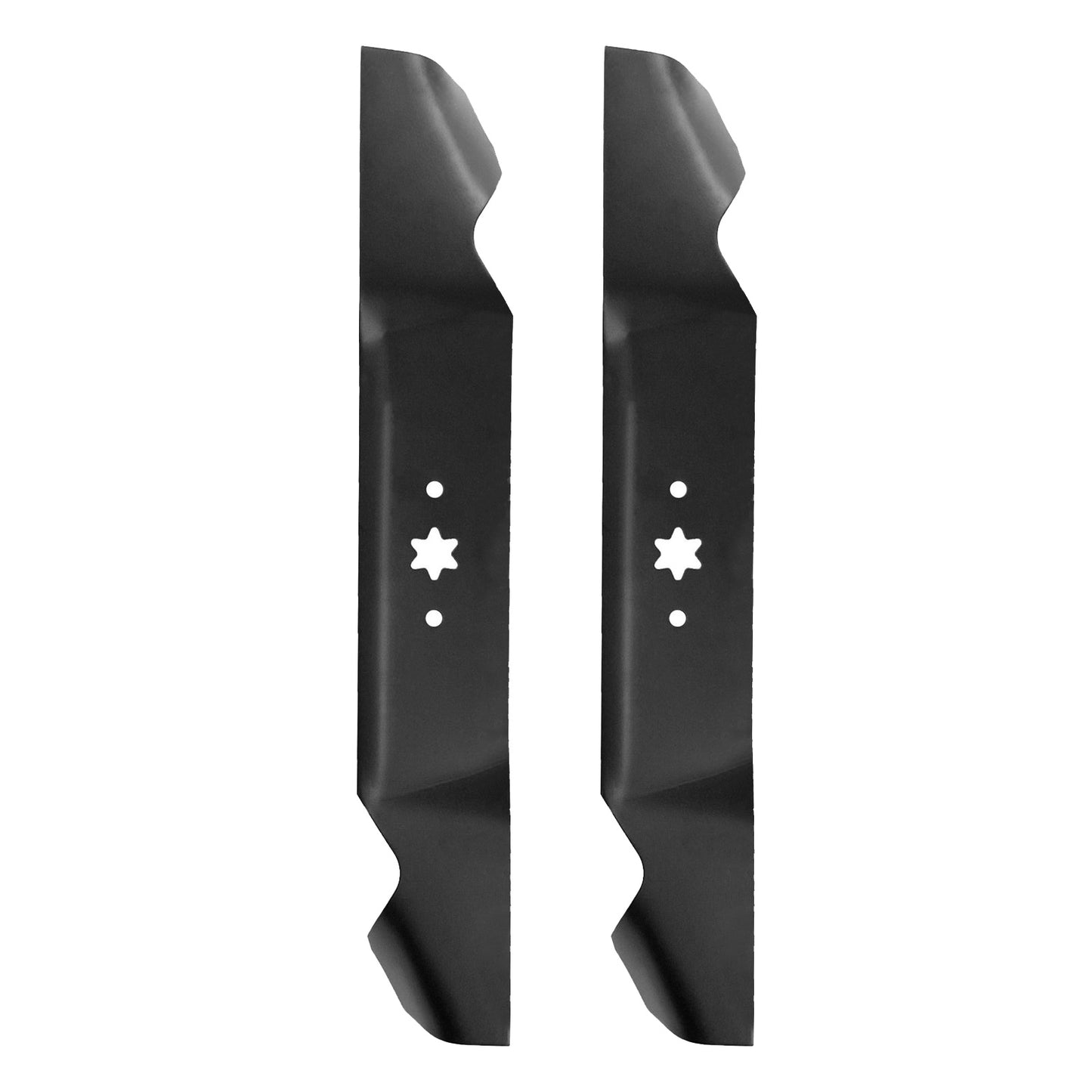4x Blades Suitable for 38 inch MTD Ride on Mowers 6 Point Centre Hole 742-0654