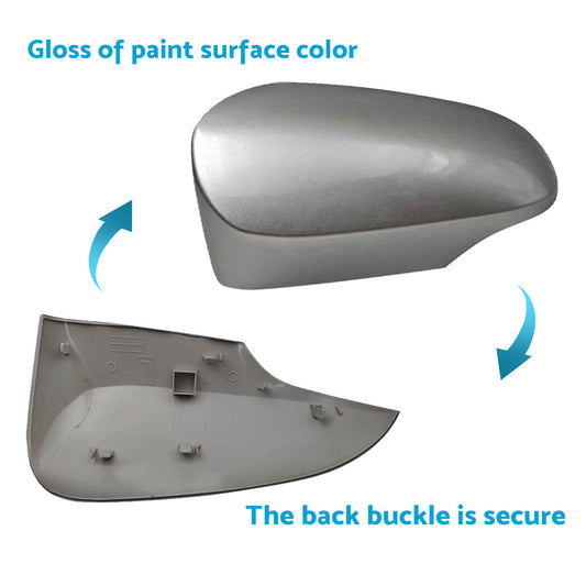 Mirror Cover Cap Suitable for Toyota Corolla 10 2012-2018 Silver 1F7 LH Side