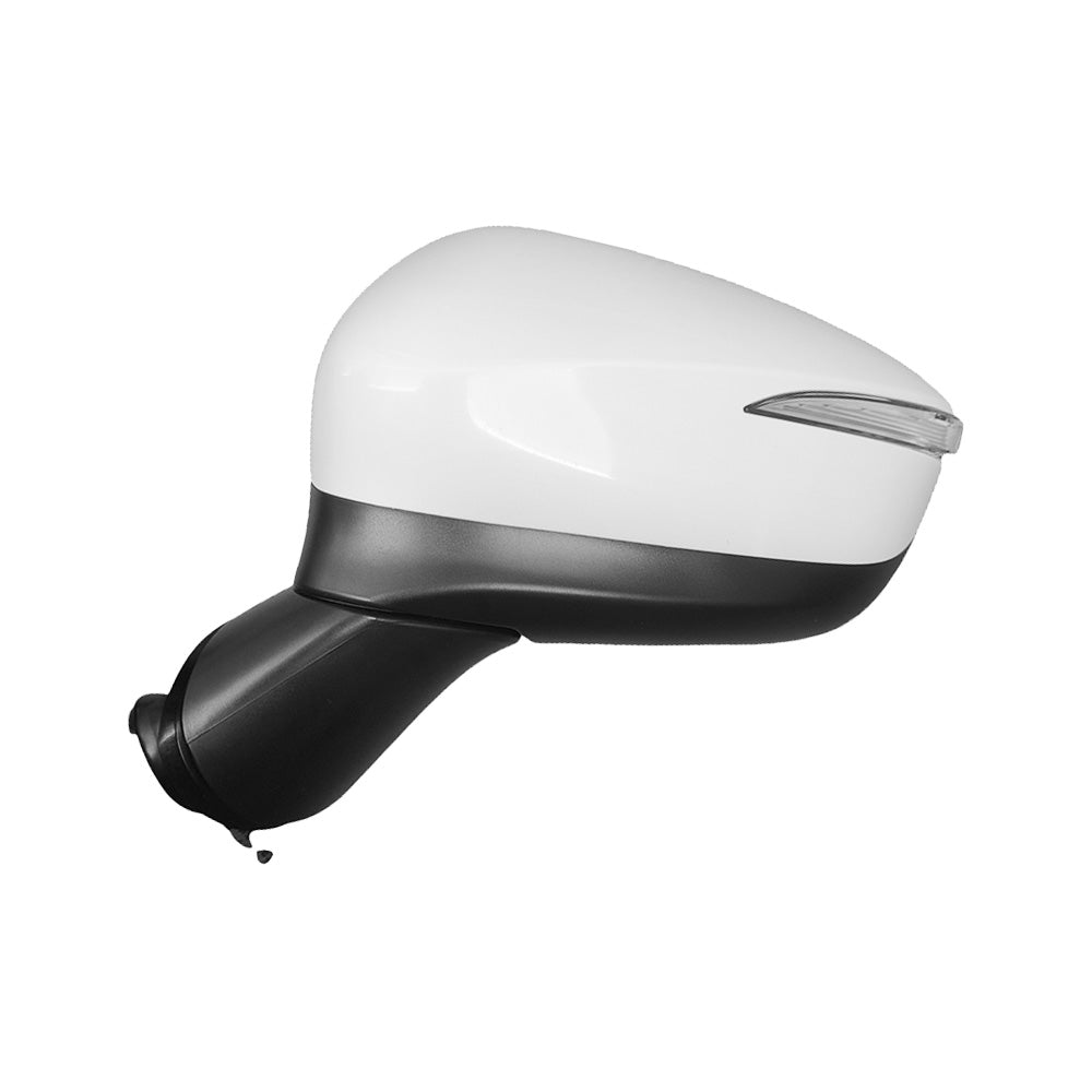 LH Door Wing Mirror Suitable For Mazda CX-5 2015-2016 White 8-Wire No Blind Spot