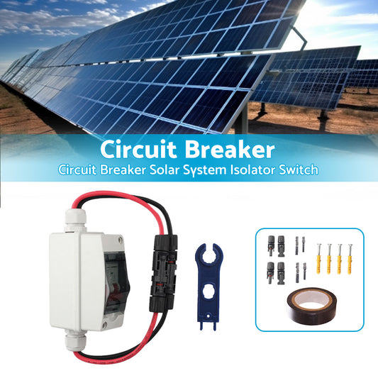 PV Isolator Switch DC 500V 32A IP65 Disconnect Circuit Breaker Suitable for Solar-Panels