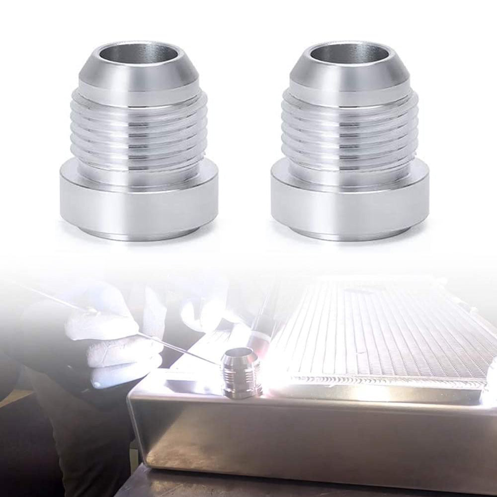{{ 2x AN12 Male Aluminium weld on JIC bungs fitting -12AN JXSS032-12-A }} - Buy Car Parts Online at {{ Kaka Auto Parts }}.