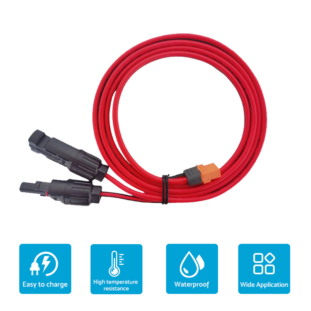 {{ Solar Connector to XT60i Adapter Cable Solar Panel XT60i-F Extension Cable }} - Buy Car Parts Online at {{ Kaka Auto Parts }}.