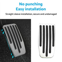 Aluminum Foot Pedal Pads Cover Accessories Suitable For Tesla Model 3 / Model Y Interior Upgrade Non-Slip Design