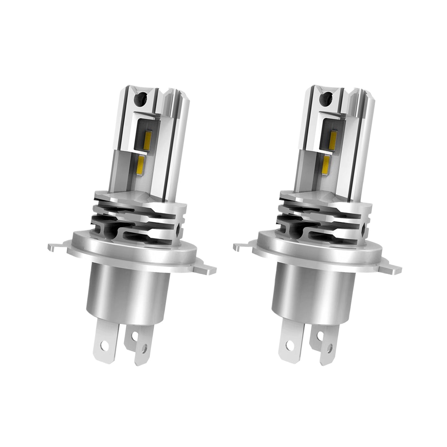 2x H4 LED Headlight Bulbs Kit 6000K High & Low Beam Replacement Globes