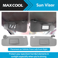 {{ Pair Sun Visor Left Right Suitable For Holden Barina TM 2011-2018 Grey }} - Buy Car Parts Online at {{ Kaka Auto Parts }}.