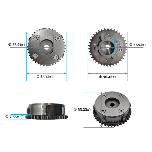 VVT Actuator Camshaft Timing Gear Suitable For Mazda 3 / MX-5 / CX-7 / Tribute 2006-2014