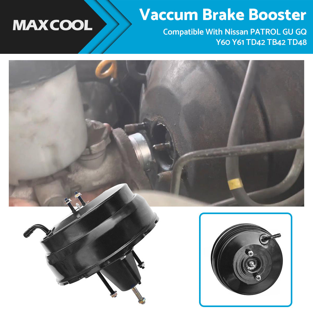 {{ Vaccum Brake Booster Suitable For Nissan GU PATROL Y60 Y61 TD42 TB42 TD48 94-99 }} - Buy Car Parts Online at {{ Kaka Auto Parts }}.