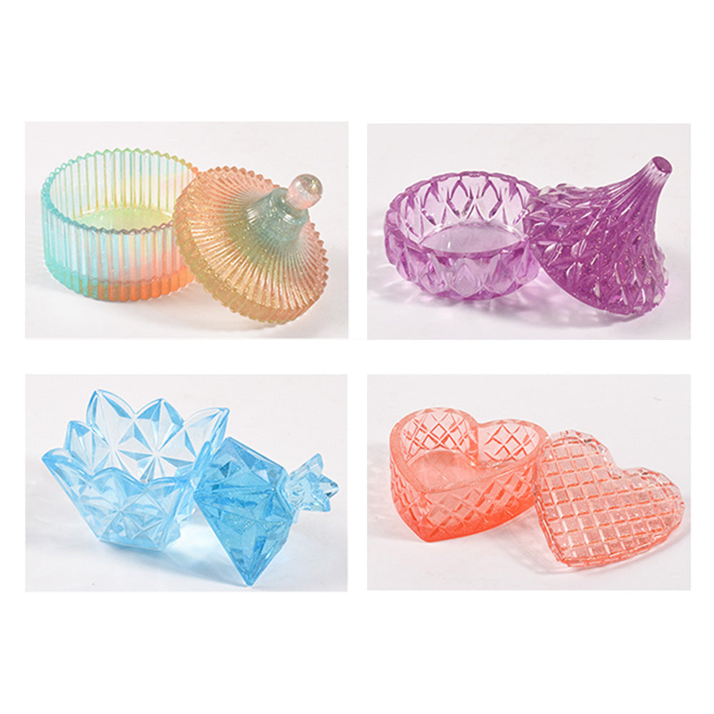 {{ Silicone Epoxy Resin Mold Jewelry Storage Box Pyramid Trinket Heart Organizer }} - Buy Car Parts Online at {{ Kaka Auto Parts }}.