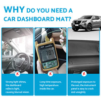 Dash Mat Suitable For Subaru Impreza Sedan 2007-2011 – Non-Slip Dashboard Sun Cover