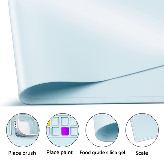 Silicone Art Mat Non-Stick Suitable For Resin Casting Crafts Painting Clay and Play