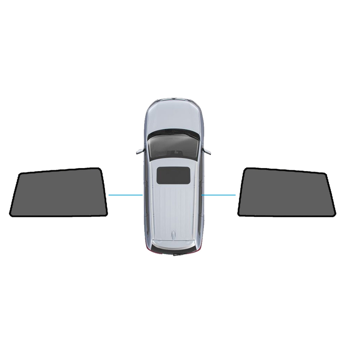 {{ Window Sunshade Magnetic Nylon Suitable For Toyota RAV4 2005-2012 }} - Buy Car Parts Online at {{ Kaka Auto Parts }}.