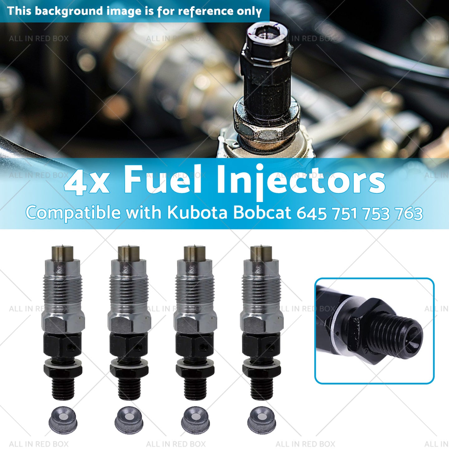 {{ 7023120 6722147 4x Fuel Injectors 6722147 Suitablefor 645 751 753 763 773 Kubota }} - Buy Car Parts Online at {{ Kaka Auto Parts }}.