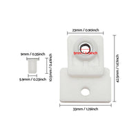 2x Left & Right Door Window Glass Track Clip Suitable For Isuzu D-Max Holden Colorado Rodeo 2002–2019