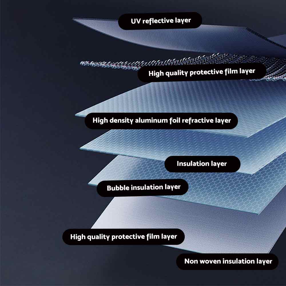 1x Front Windscreen Sun Shade Suitable For  LandCruiser Prado 150 Series 14–23