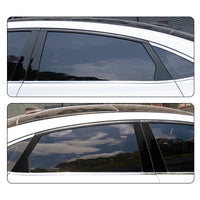 6x Black Pillar Post Cover Trims Suitable For Honda Civic 2022