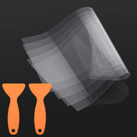 5x FEP Film Sheets With 2x Cleaning Blades Suitable For Anycubic Resin 3D Printer