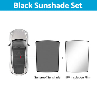 compare product Sunroof & Window Sunshade UV Film Suitable For Tesla Model Y Front & Rear Windshield