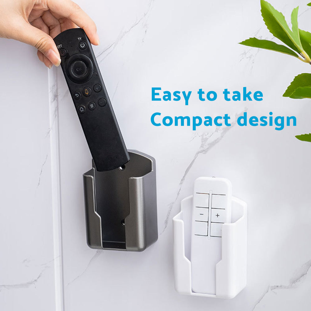 Air Conditioner Remote Control Holder Wall-Mounted Cover Storage Suitable For Universal White