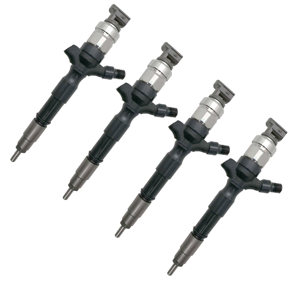 4x Diesel Fuel Injector Suitable For Toyota Hilux & Fortuner KUN26 1KD-FTV D4D 3.0L