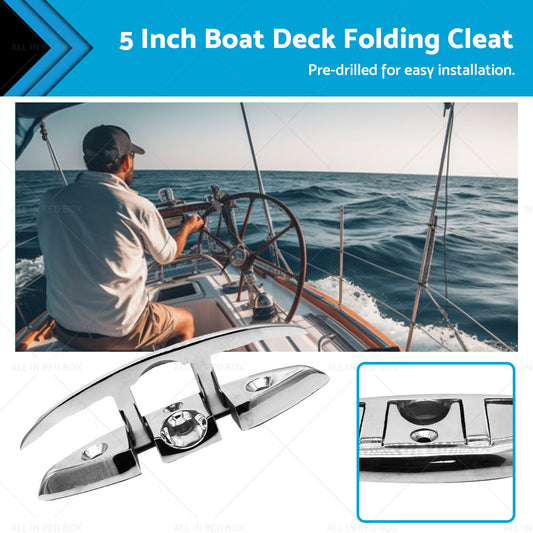 {{ Boat Deck Foldable Cleat Portable 5 Inch Detachable Pre-drilled Cleats Part }} - Buy Car Parts Online at {{ Kaka Auto Parts }}.