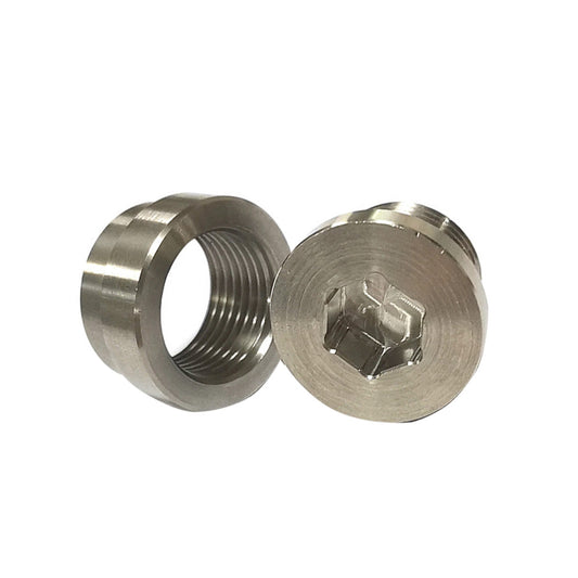 2x O2 Oxygen Sensor Bung Weld-On With Plug & Washer M18x1.5mm Suitable For Vehicle Exhaust Systems