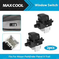 {{ 2X Single Window Switch Control 25411-0V000 For Nissan Pathfinder Patrol X-Trail }} - Buy Car Parts Online at {{ Kaka Auto Parts }}.