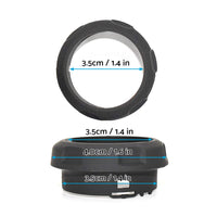 3x AC Switch Knob Trim Suitable For Land Rover Discovery 4 Range Rover Sport