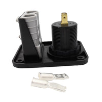 50A Dual USB Socket Flush Mount Recessed Plate Suitable For QC 3.0 / 3.1A Ports