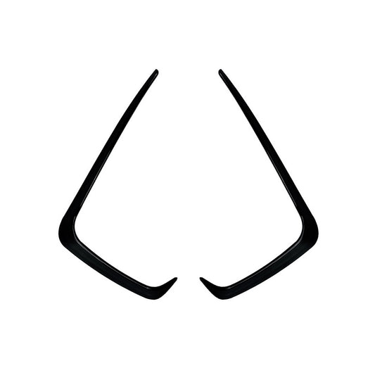 2x Gloss Black Front Side Air Vent Trims Suitable For Subaru WRX STI 2015-2017