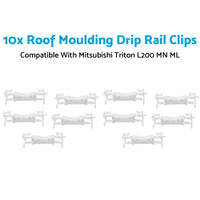 {{ 10x Roof Moulding Drip Rail Clips Suitable for Mitsubishi Triton L200 2005-2014 }} - Buy Car Parts Online at {{ Kaka Auto Parts }}.