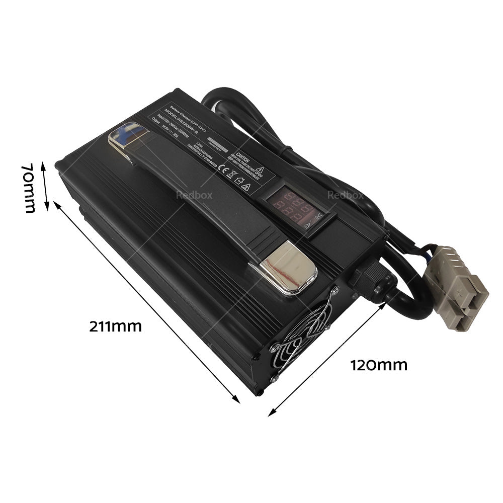 {{ 14. 6V Lithium Battery Charger 30A or 40A w or  Display AC or DC Lithium Iron LiFePO4 OZ }} - Buy Car Parts Online at {{ Kaka Auto Parts }}.