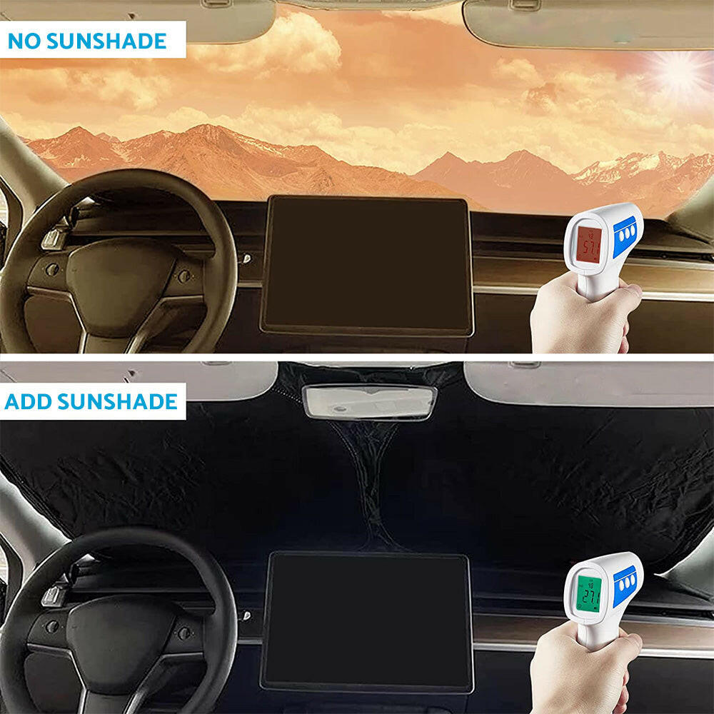 Wind Screen Sun Shade UV Block Foldable Suitable For Honda CR-V 2017-2023